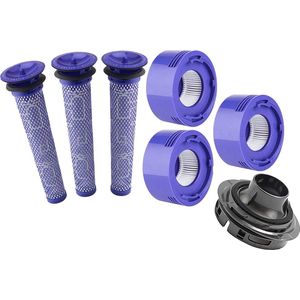 XXL Set HEPA Pre- & Post Filter geschikt voor Dyson V7, V8 - inclusief Cover cap voor Dyson V7/V8 - Promessa-Solutions.