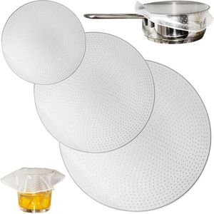 Stretch Deksels Silicone 15 / 20 / 26 cm 3 stuks - Pannendeksel - Universele Deksels - Afsluitdeksel - Vershoud