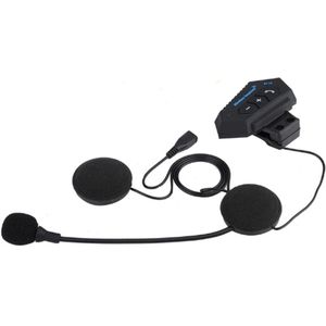 Bluetooth Headset Voor Motorhelm - Walkie Talkie Communicatie - HiFi Stereo - Draadloze BT12 Koptelefoon - 1000mAh Batterij