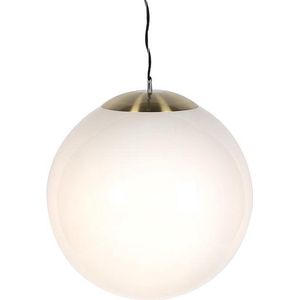QAZQA ball hl - Moderne Hanglamp - 1 lichts - Ø 500 mm - Wit - Woonkamers-sSlaapkamers-sKeuken