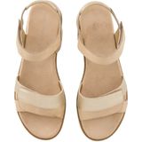 Tom Tailor 9590270004 Damessandalen met sleehak, zand, 38 EU, zand, 38 EU