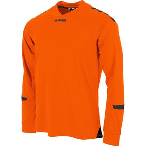 Hummel Fyn Voetbalshirt Lange Mouw Kinderen - Oranje / Zwart | Maat: 152