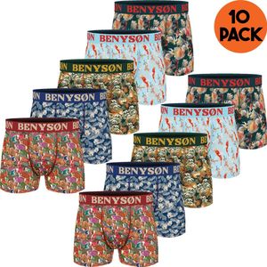 Boxershort Heren | 10 Pack | Viscose | Katoen | Maat XL | Bloemen Print | Ondergoed Heren | Onderbroeken Heren