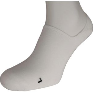 Bonnie Doon Vochtregulerende Invissible Cool Sneaker sok Wit maat 35-36 Coolmax© - Anti slip hak - Anatomisch design - goede pasvorm - Vlakke teennaad - Vochtregulerend - onzichtbaar - badstof zool - sneaker - zakt niet af - White - BD240001.103