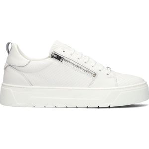 Antony Morato Zipper Animal Sneakers - Leren Sneaker - Heren - Wit - Maat 45