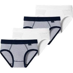 Schiesser Jongens sportslips / onderbroek 4 pack Kids Boys fijnrib Organic Cotton
