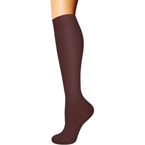 2 paar sportcompressiekousen - Unisex - 15-20 mmHg circulatiecompressiekousen - Medisch, hardlopen, sport, verpleging, reizen - L/XL (aanbevolen maat 40-46)