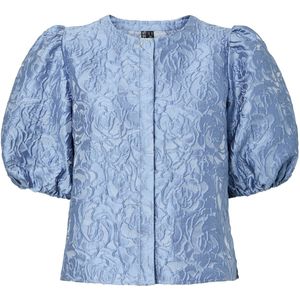Pieces Blouse Pckarina Ss Blouse Wv D2d Pp 17163995 Blue Bell Dames Maat - M