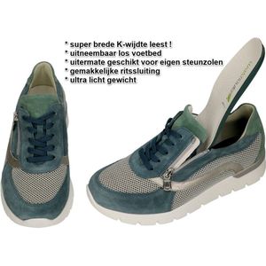 Waldlaufer -Dames - blauw licht - sneakers - maat 38