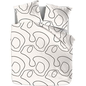 Zydante - Dekbedovertrek - Wit - LitsJumeaux 240x220 cm - Microvezel