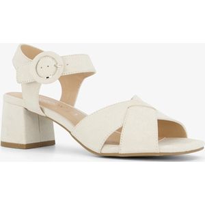 Blue Box dames sandalen met hak beige - Maat 39