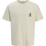 Jack & Jones - T-shirt - Antique Wit - 100% Katoen - Grafische Print