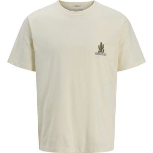 Jack & Jones - T-shirt - Antique Wit - 100% Katoen - Grafische Print