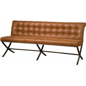 Tower living Barcelona bench 155 - fabric cherokee 8 cognac