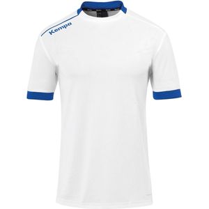 Kempa - Player Shirt - Wit-Royal - Sportshirt - Kind