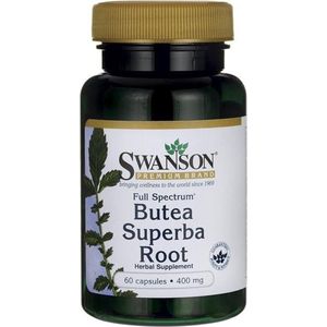 Swanson Health Full Spectrum Butea Superbra 400 MG - Vitamines en Mineralen / Botanicals - 60 Capsules - 1 Potje