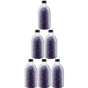 Claudius Badzout Lavendel - 600 gram - Fles met zwarte dop - Set van 6 stuks