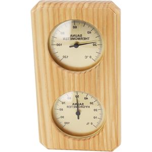 Sauna Hygrothermograaf - Kamerthermometer en Hygrometer voor Houten Sauna - Vochtigheid en Temperatuurmeting .