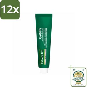 Palmolive Men Scheercrème Classic 100 ml - Voordeelverpakking - 12 stuks - Scheergel - Mannenhuid
