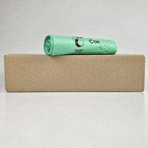 Biologisch Afbreekbare Afvalzakken | 100 Zakken | 240 Liter | BIO | T20 | 115x140 cm - 65/25x140 Biologisch Afbreekbare Containerzakken, Composteerbare Vuilniszakken, Biozakken 240 Liter, Containerzakken 240 Liter GFT, GFT Afvalzakken 240 Liter