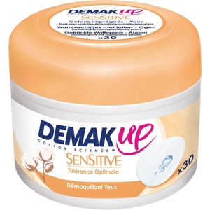 Voorgeïmpregneerde Gezichtsschijven - 30 Wattenschijfjes voor Gevoelige Huid