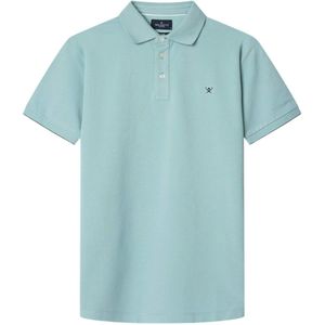 Hackett London Zwem Trim Arch turquoise polo