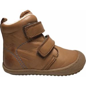 Naturino velcro effen warme hoge schoenen Bubble cognac mt 20