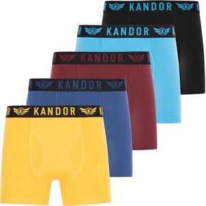 Bamboe Boxershorts voor Heren - Multipack van 5, Comfortabele en Ademend Ondergoed