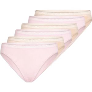 Schiesser Dames riosslip 6 pack Cotton Lace