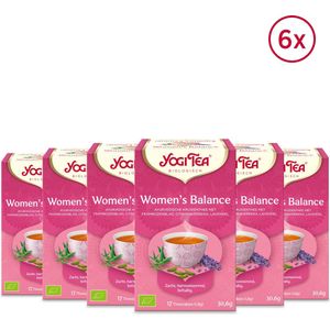 Yogi Tea Womens Balance - Biologische Thee - 6x17 Stuks - 102 Theezakjes - NL-BIO-01
