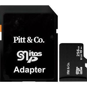 Geheugenkaart 256GB Micro - SD kaart U3 A2 Class 10 – 160MB/s Lezen, 90MB/s Schrijven – Inclusief Adapter – Zwart