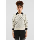 Q/S designed by - Dames pull - Maat XS - Vrouwen - wit - polyester