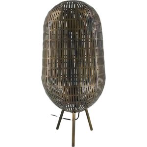 DKNC - Tafellamp Pisa - Metaal - 24x24x57cm - Zwart