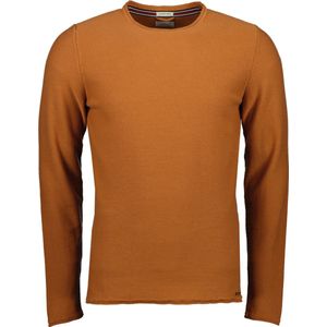 Dstrezzed Pullover - Slim Fit - Oranje - 3XL Grote Maten