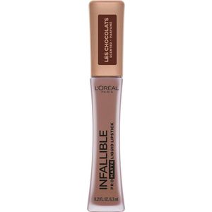 L'Oreal Paris Cosmetics Infallible Pro Matte Les Chocolats Scented Liquid Lipstick, 854 Bittersweet