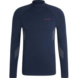 FALKE heren lange mouw shirt Maximum Warm - thermoshirt - blauw (space blue) - Maat: XXL