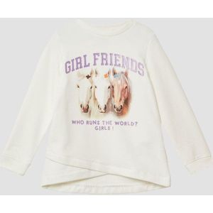 s.Oliver RED LABEL - Sweatshirt - Katoenmix - Regular Fit - Effen - Lange Mouwen