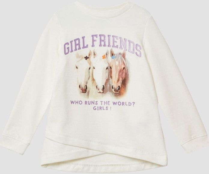 s.Oliver RED LABEL - Sweatshirt - Katoenmix - Regular Fit - Effen - Lange Mouwen