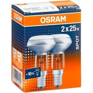 Osram 25W R50 30° E14 Gloeilamp - Dimbaar - Kleine Fitting - Duopack
