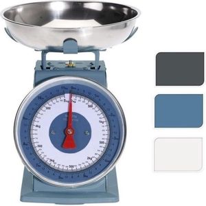 Retro Mechanische Keukenweegschaal - 5KG - Blauw
