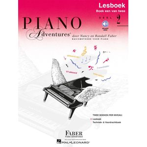 Piano Adventures Lesboek Deel 2 ( Boek + Online Audio )