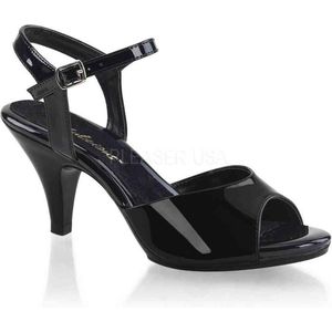 Fabulicious - BELLE-309 Sandaal met enkelband - US 11 - 41 Shoes - Zwart