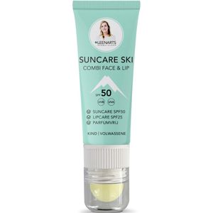 Drs Leenarts Suncare Ski - Zonnebrand en lippenbalsem - Ski SPF50 - Zonnebrand Ski - Gezicht en lippen - 20ml