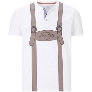 Jan Vanderstorm herren T-Shirt - 52/54 - wit