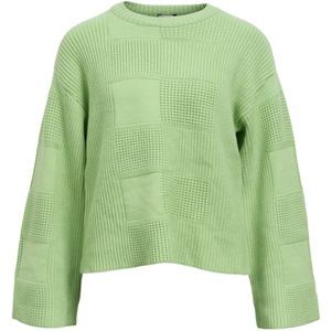 Object - Objenya Lo Knit - Pullover - Wit Sand/Melange - Dames