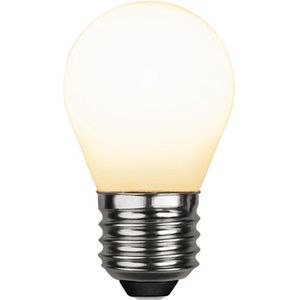 Star Trading LED gloeilamp Opaque Filament, E27, 470lm, 5W, Dimbaar, Warm wit, 7,8 cm