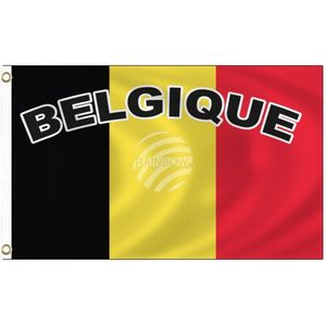 Belgische Vlag - België - La Belgique - Support België - WK/EK - Voetbal - Sport - Feest - Geslaagd - Koningsdag - 90x150 cm