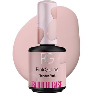 Pink Gellac - Build it Base Tender Pink - Gellak - Roze - 15 ml