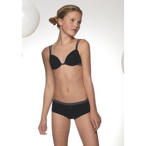 Boobs & Bloomers Anny Meisjes Boxershort - Grijs - Maat XXS