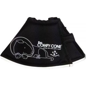Comfy Cone Hondenkraag Extra Lang Medium - Zwart